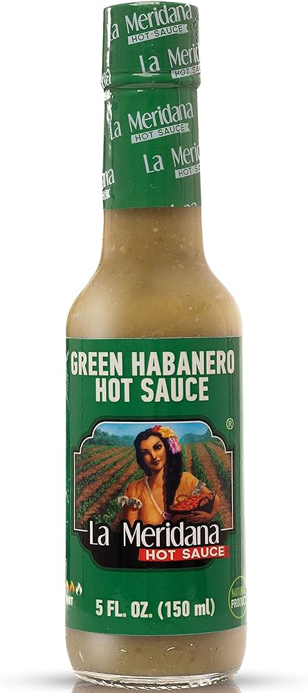 SAUCE PIQUANTE LA MERIDANA GREEN HABANERO VENDU PAR COLIS DE 24 UVC