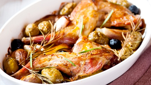 La Centrale du Snacking, Notre recette du lapin au romarin et aux olives